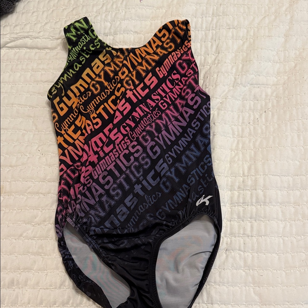 GK Multicolor Gymnastics Leotard